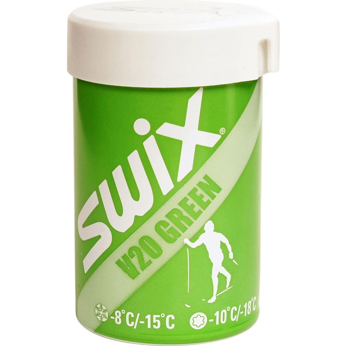Swix V20 Green Hardwax -15°C to -8°C, 43g neutral V0020