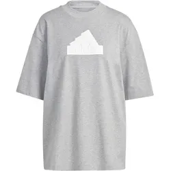 ADIDAS Damen Boyfriend T-Shirt, Größe XL in Grau Grau