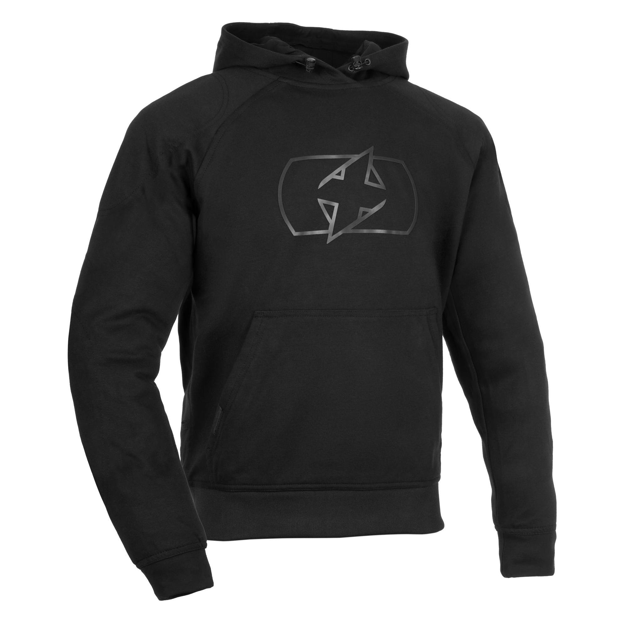 Oxford Herren Motorcycle Armourlite AA Pullon Motorrad Hoodie, Schwarz, S (Herren, S) (TM235001S)