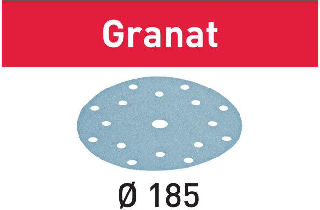 Abrasif STF D185/16 P100 GR/100 Granat ; Festool (499629)