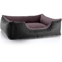 BedDog Hundebett TEDDY Hundesofa waschbares Hundebett mit Rand Hundekissen