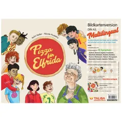 Pizza für Elfrida - Bildkartenversion (A3, Multilingual), Schulbücher von Aylin Keller