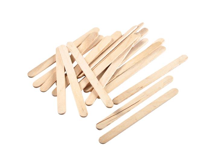 Eisstiele aus Holz, 100er-Set, für selbstgemachtes Eis, 11,5 cm