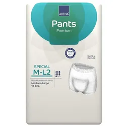 Abena Pants Special Premium Windelhosen mit Beinansatz , Gr. M-L2, 1700 ml 18 St
