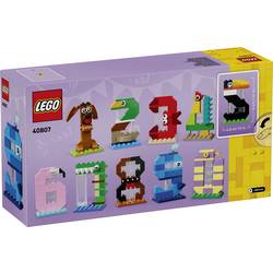 LEGO ICONS LEGO® ICONS™ 40807 Geburtstagszahlen; Tierdeko; Tortenaufsatz; entwicklungsförderndes Geschenk für Kinder