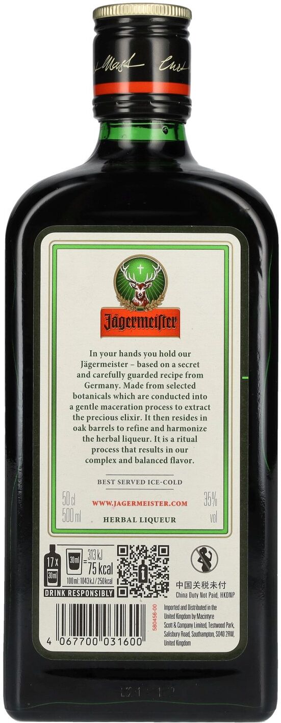 Jägermeister 35% Vol. 0,5l