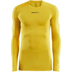 CRAFT Pro Control langarm Kompressionsshirt 552000 - sweden yellow XXL
