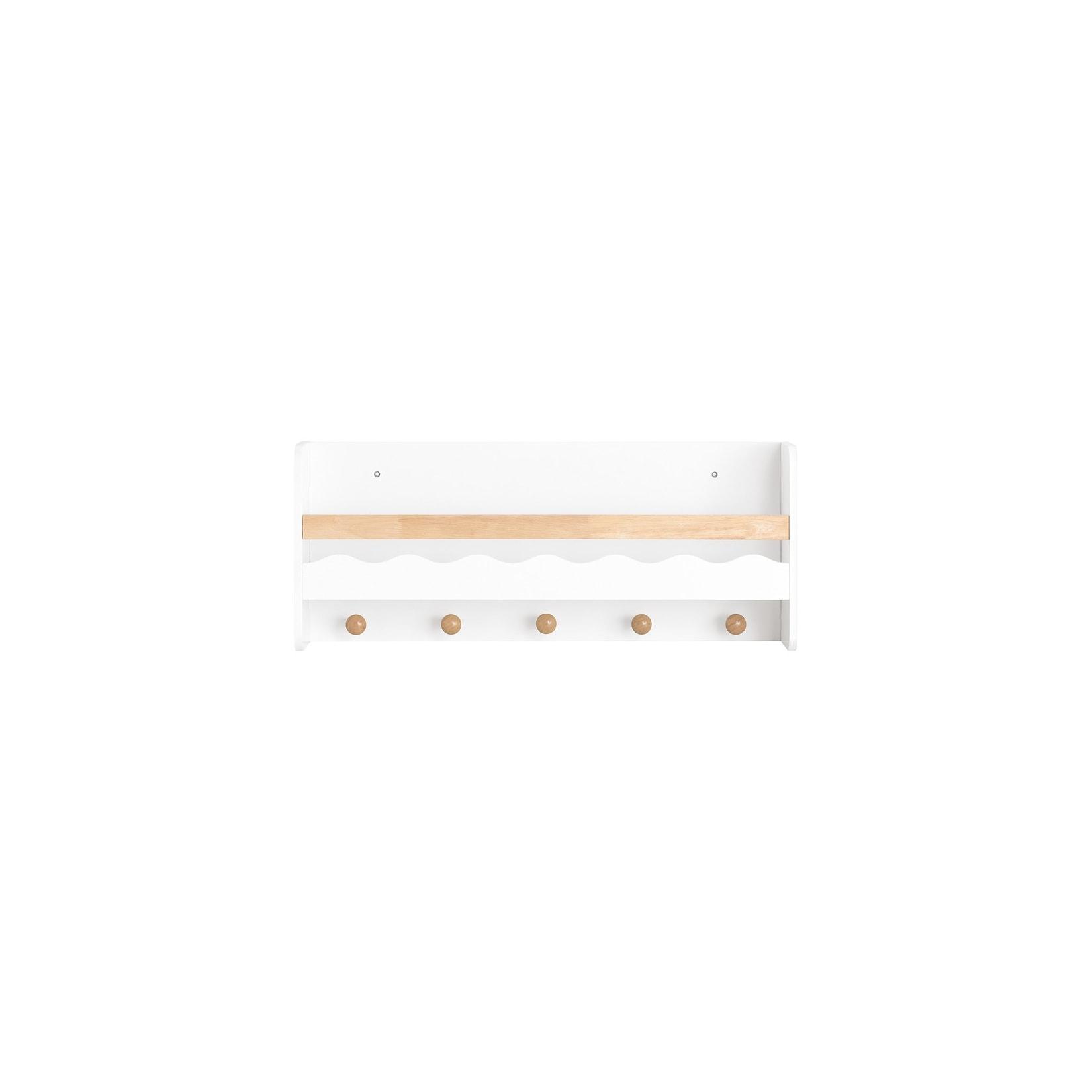 SoBuy Kinderregal mit 1 Ablage Weiß 73x15x30cm Modern
