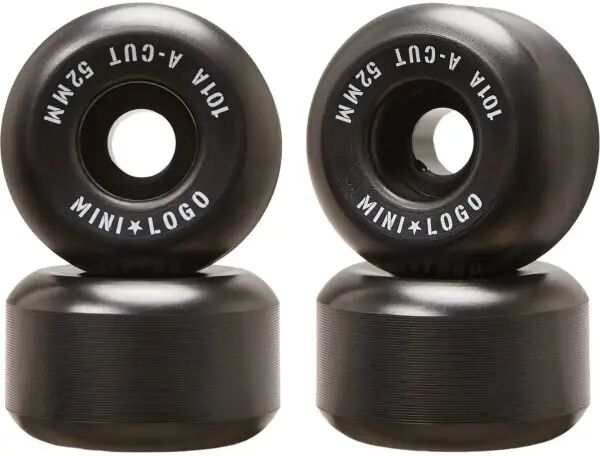 Skateboard Rollen Mini Logo A-Cut 101A 4 Stk. (52mm - Schwarz)