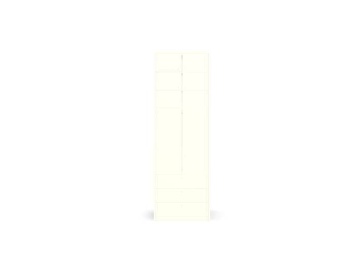Cremefarbener Einbauschrank Premium Dekore Creme