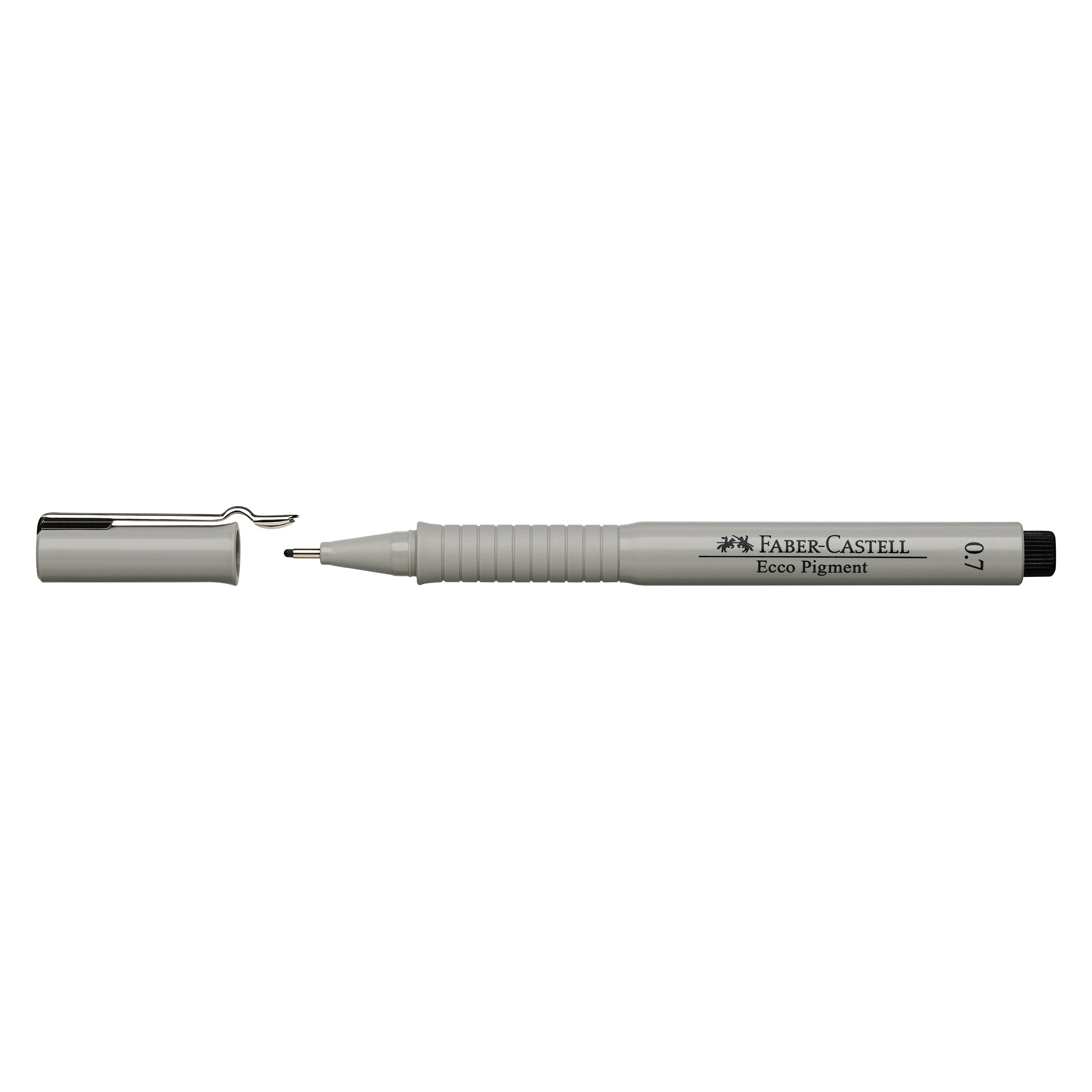 Faber-Castell Tintenschr.Ecco Pigment 0.7 sw (1x) (166799)
