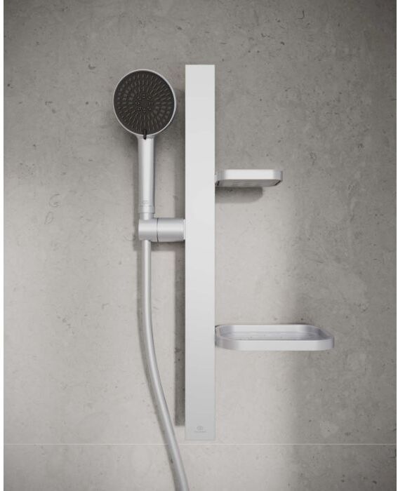 Ideal Standard Brauseset BD586SI 600mm, 2 Ablagen, Silver
