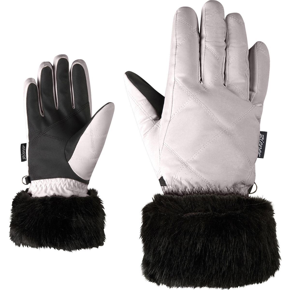 Ziener Kwinz-z Glove Lady metallic silver (166) 6 113008-166-6