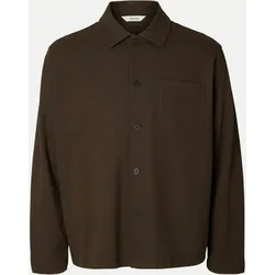 Overshirt  mit Brusttasche Braun XXL