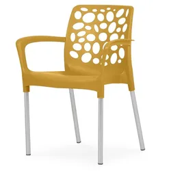 20er-Pack ALEXA ROUND Stühle honiggelb