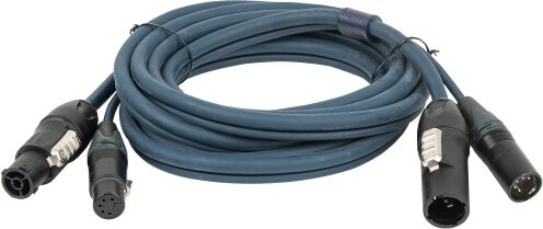 DAP Audio FP-14 LICHT Power-Signal Powerconkabel  1.5m