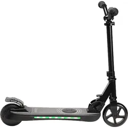 DENVER SCK-5500 Kinder Tretroller mit Elektromotor, E-Scooter (5 Zoll, Schwarz)