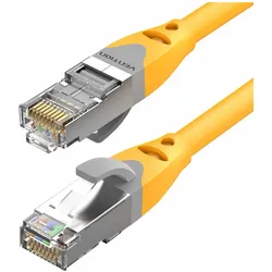 Vention Patch Cable SSTP Cat6A yellow IBHYT (S/FTP, CAT6a, 30 m), Netzwerkkabel