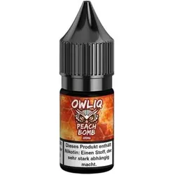 OWLIQ Peach Bomb NicSalt Liquid 10ml / 20mg