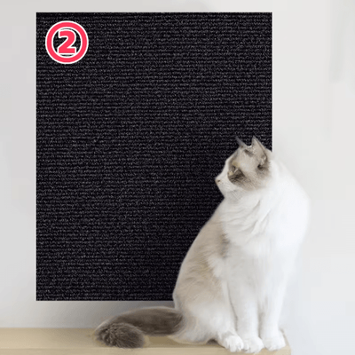 Inspire Picks ShieldGuard Self Adhesive Cat Scratch Furniture Protector Mat black 40x200cm