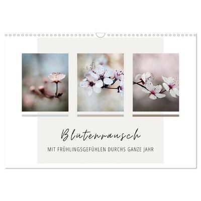 Blütenrausch - Mit Frühlingsgefühlen durchs ganze Jahr (Wandkalender 2027 DIN A3 quer), CALVENDO Monatskalender