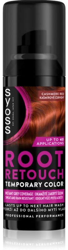 Syoss Root Retoucher Tönung für nachgewachsenes Haar im Spray Farbton Cashmere Red 120 ml