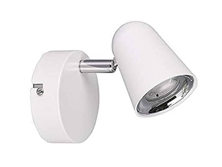Reality Leuchten Toulouse R82121131, LED-wandspot van kunststof, mat wit, incl. 3,5 watt led