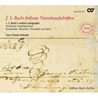Weimarer Orgeltabulatur - Jean-Claude Zehnder, CD