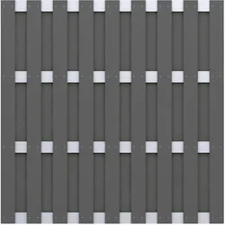 TraumGarten JUMBO WPC anthrazit - Aluminium 179 x 179
