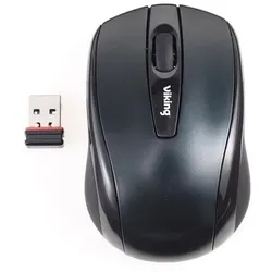Viking AT-2306 Maus Kabellos Schwarz Geeignet Für Linkshänder