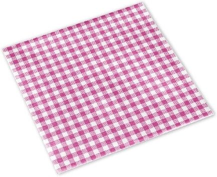 Pack Service Tovagliolo Vichy Fuxia 33x33 cm 1200 Pezzi