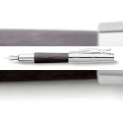 Faber Castell Füller e-motion Birnb/Chr schwarz Feder F