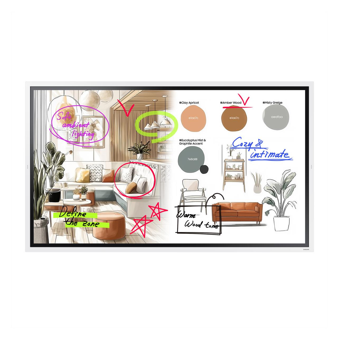 Samsung Smart Signage Flip WMFX (3840 x 2160 Pixel, 85") (LH85WMFWLGCXEN)