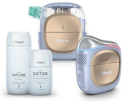 Appareil de soin du visage hydrofacial à domicile Shark FacialPro Glow + DePuffi - Lilas Doux Lilas doux   FH320EUPL   par SharkNinja