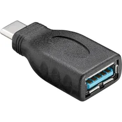 GOOBAY 45395 - USB 3.0 SuperSpeed Adapter USB-C auf Typ-A, schwarz