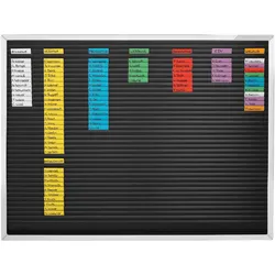 Magnetoplan, Präsentationstafel, Streifensteckplaner (80 x 77.50 cm)
