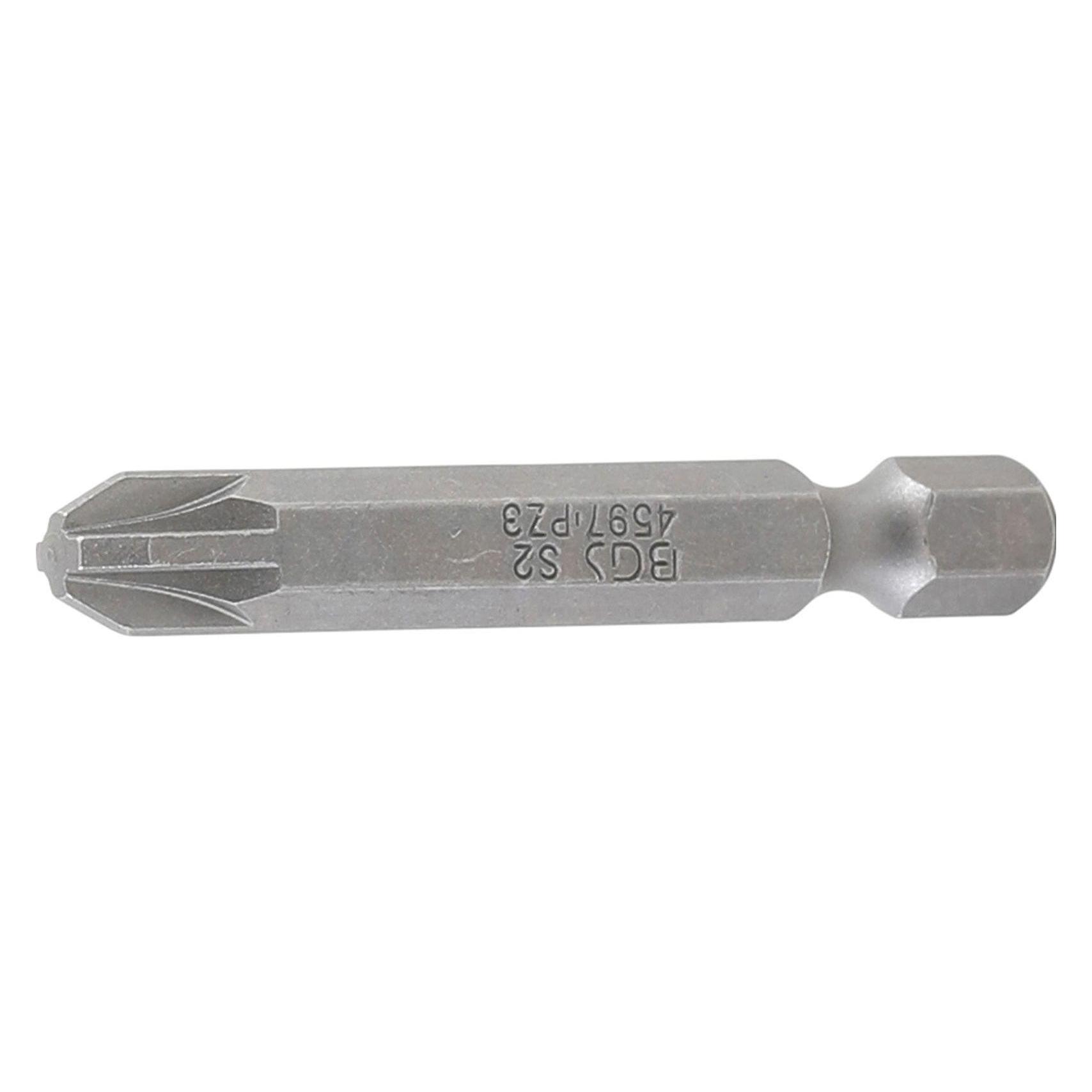 BGS Bit Länge 50 mm Antrieb Aussensechskant 6,3 mm (1/4") Kreuzschlitz PZ3 (4597)