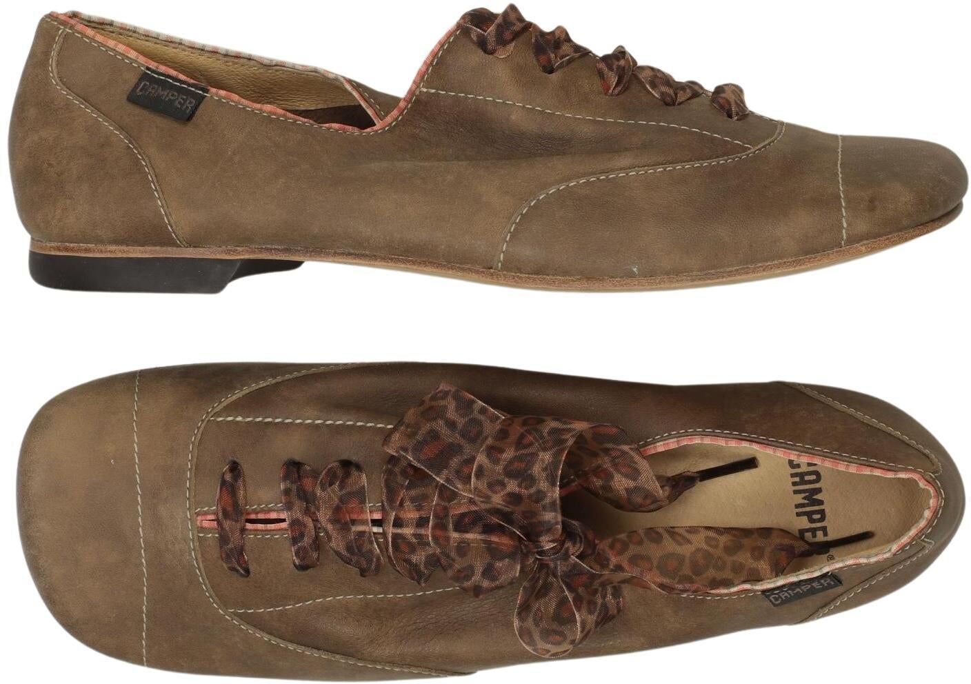 Camper Damen Halbschuh, Braun, Gr. EU 38, Leder - Second Hand