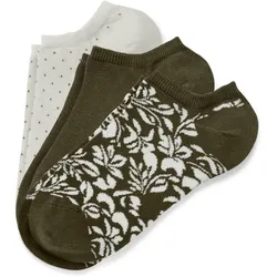 Tchibo - 3 Paar Sneakersocken - Damen - Gr. 35-38 - creme