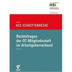 Deinert:Rechtsfragen der OT-Mitgliedsch, Fachbücher von Olaf Deinert