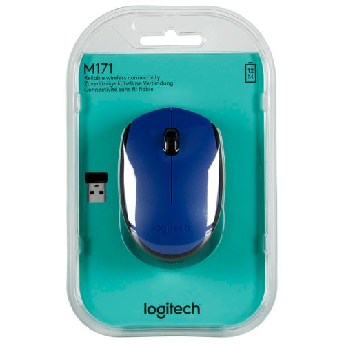 Logitech M171 Wireless Mouse blue