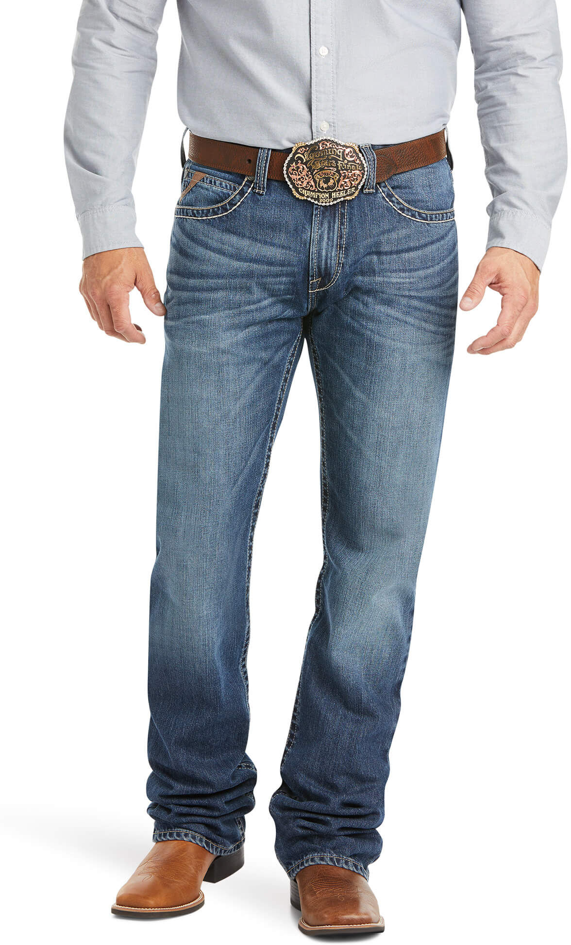 M2 Traditional Relaxed Owens Boot Cut Jeans in Cassidy, Size: 38 X 34 by Ariat