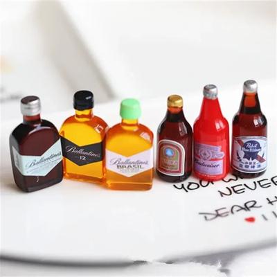 Inspired Finds Miniature Resin Beer Glass Set For Dollhouse Table Decor 10pcs Realistic Tiny Drink Props mini Liquor Line