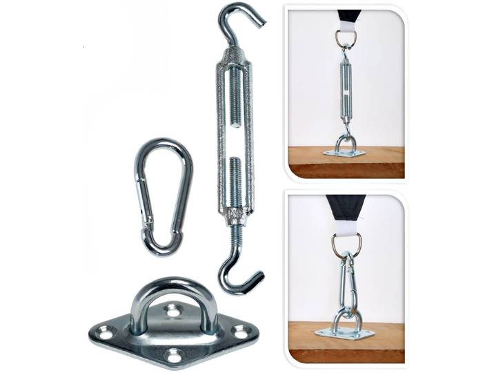Befestigungs-Set für Sonnensegel, 6-teilig