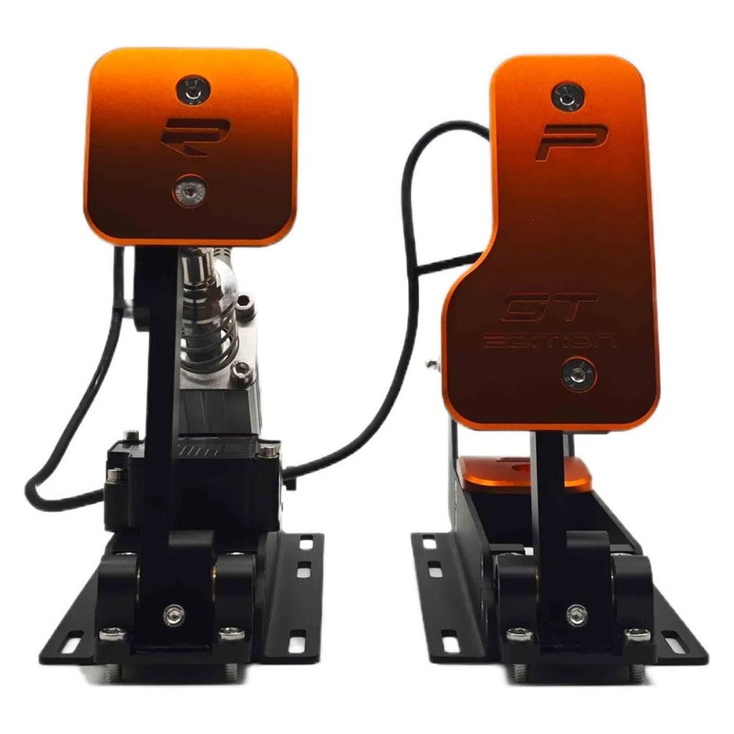 SimRacing Pro SRP-GT-S 2P Black Edition (PC) (PED-GTS-2P-BLK-ORG + ACC-PEDK)