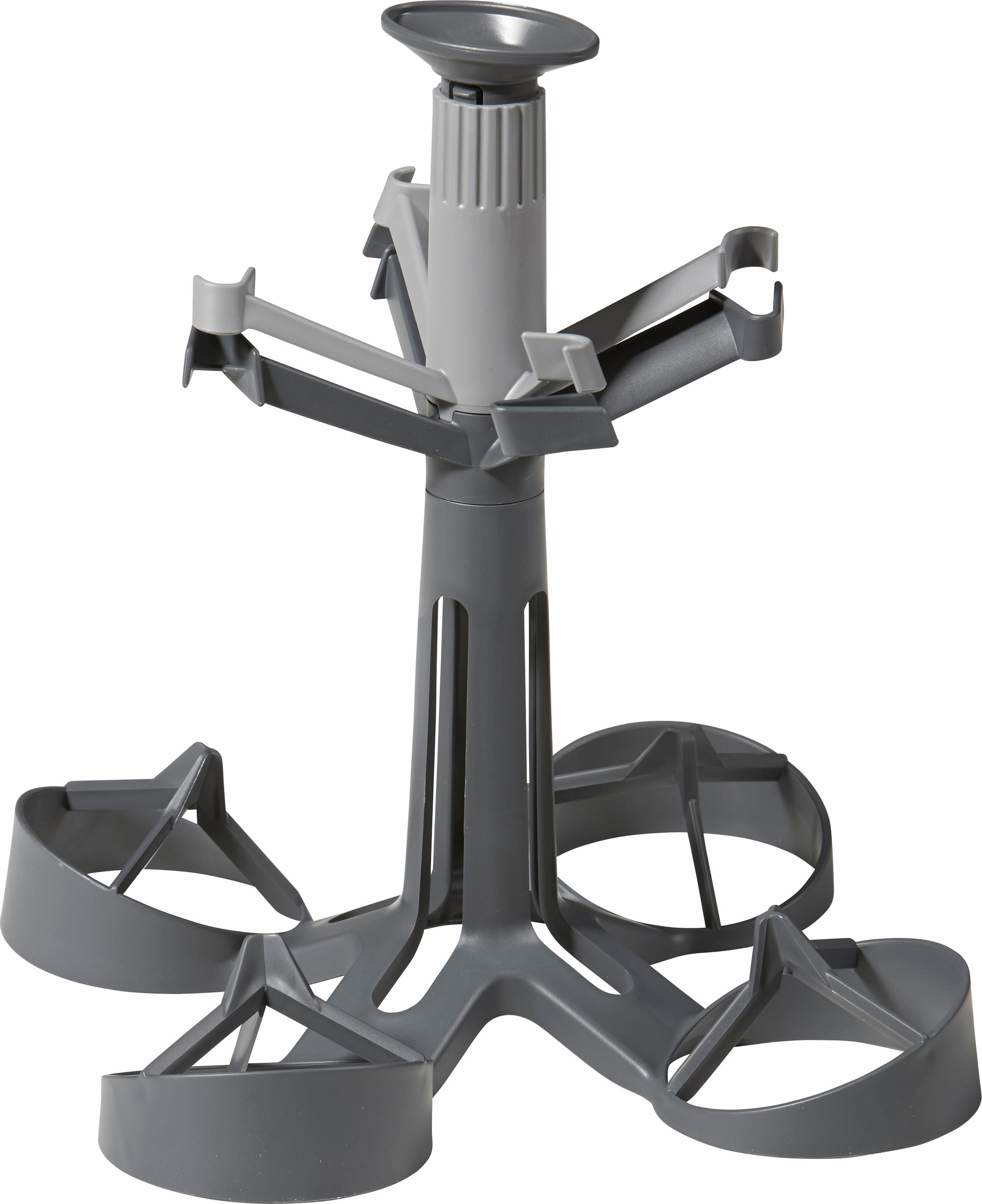 Bosch Korbeinsatz für Langstielgläser, grau (dunkelgrau), B:22,3cm H:26,4cm T:22,3cm, Geschirrspülmaschineneinsätze, Korbeinsatz für Langstielgläser dunkelgrau Einheitsgröße