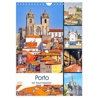 Porto - ein Traumreiseziel (Wandkalender 2026 DIN A4 hoch), CALVENDO Monatskalender