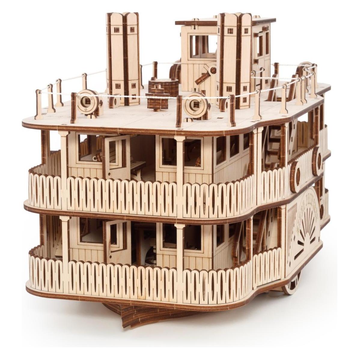 Eco Wood Art Raddampfer "River Princess" - 3D Holzbausatz (EWA-00339)