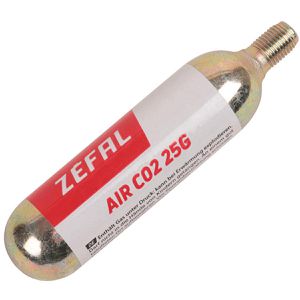 Zefal Druckluftkapsel 4250D, 2 x 25 g, CO2-Patronen für Fahrradpumpen, 2 Stück