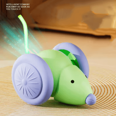 Inspire Picks TurboMouse Smart Rechargeable Interactive Cat Chase Toy green